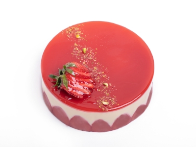 Poză gateau fraiser (tort cu capsuni)